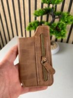 ⁦Étui portefeuille zippé pour téléphone avec emplacement de cartes – محفظة نقود وبطاقات⁩ - الصورة ⁦7⁩