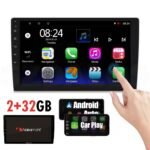 Autoradio Android Nakamichi 2+32GB avec Carplay Android Auto et GPS – شاشة ذكية للسيارات