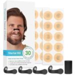 ⁦Bandelettes nasales magnétiques anti-ronflement pour un meilleur sommeil – شرائط أنفية مغناطيسية للرياضة والنوم مضادة للشخير⁩ - الصورة ⁦3⁩