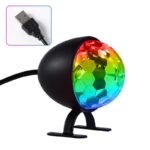⁦Boule magique rotative colorée RGB, lumière de scène⁩ - الصورة ⁦2⁩