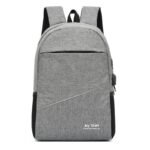 ⁦3 PCS Sac à dos multifonctionnel Avec Sortie USB ET Sortie kit-man - Gris⁩ - الصورة ⁦2⁩