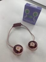 ⁦Ventilateur de Cou Portable 2 Vitesses Rechargeable par USB – مروحة عنق⁩ - الصورة ⁦9⁩