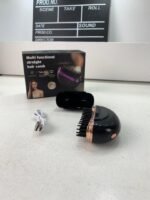 ⁦Mini Brosse à lisser électrique sans fil avec 3 réglages de chaleur – مشط حراري حجم صغير ومحمول⁩ - الصورة ⁦6⁩