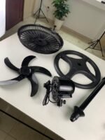 ⁦Ventilateur sur pied 40cm avec rotation à 360 degrés 3 vitesses – مروحة حجم كبير⁩ - الصورة ⁦4⁩