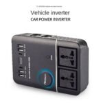 ⁦Onduleur de voiture USB Type-C Olesson 1661 220V/200W – محول التيار الكهربائي في السيارة⁩ - الصورة ⁦3⁩