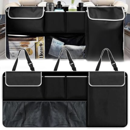 Organisateur Coffre de Voiture Multipoches de Haute Qualité – منظم صندوق السيارة