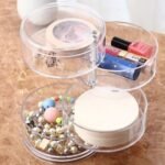 ⁦Organisateur de maquillage rotatif à 360 degrés en cristal acrylique⁩ - الصورة ⁦8⁩