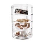 ⁦Organisateur de maquillage rotatif à 360 degrés en cristal acrylique⁩ - الصورة ⁦7⁩