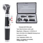 ⁦Otoscope 3X avec LED loupe de contrôle d’oreille portable avec 8 capuchons – جهاز فحص الأذن⁩ - الصورة ⁦5⁩