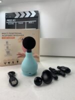 ⁦Appareil de Massage Rechargeable Portatif avec 5 Têtes Interchangeables – جهاز تدليك محمول قابل للتثبيت⁩ - الصورة ⁦7⁩
