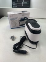 ⁦Compresseur d’Air Portable 12V 150 PSI Câble 2,8 m avec Éclairage LED – جهاز نفخ العجلات للسيارة⁩ - الصورة ⁦7⁩