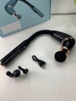 ⁦Pistolet de massage poignée allongée avec 4 têtes, 3 modes et 6 niveaux – جهاز تدليك الجسم⁩ - الصورة ⁦9⁩