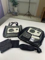 ⁦Ensemble de sacs d’école Kawai pour adolescents 5Pcs Guiyu V2 Noir et Gris– محفظة 5 قطع كاواي أسود ورمادي⁩ - الصورة ⁦5⁩