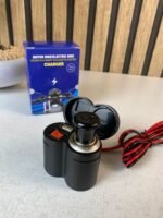 ⁦Chargeur USB 12 V pour guidon de moto avec prise allume-cig–are – مقبس طاقة لدرجات النارية⁩ - الصورة ⁦8⁩