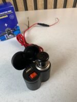 ⁦Chargeur USB 12 V pour guidon de moto avec prise allume-cig–are – مقبس طاقة لدرجات النارية⁩ - الصورة ⁦9⁩