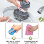 ⁦Brosse à Main avec Distributeur de Savon pour Cuisine – فرشاة يدوية بموزع صابون للمطبخ⁩ - الصورة ⁦7⁩
