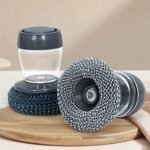 ⁦Brosse à Main avec Distributeur de Savon pour Cuisine – فرشاة يدوية بموزع صابون للمطبخ⁩ - الصورة ⁦4⁩