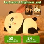 ⁦Veilleuse en forme de panda mignon pour enfants 7 couleurs⁩ - الصورة ⁦3⁩