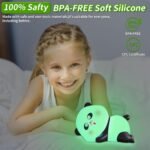 ⁦Veilleuse en forme de panda mignon pour enfants 7 couleurs⁩ - الصورة ⁦4⁩
