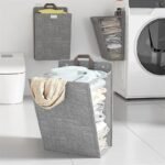 ⁦Panier à linge mural pliable pour vêtements sales, rangement pour linge, grande capacité⁩ - الصورة ⁦2⁩