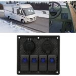 ⁦Panneau de commande 12-24V à 4 Interrupteur – لوحة تحكم⁩ - الصورة ⁦5⁩