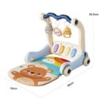 ⁦Tapis d’éveil et Trotteur avec piano 3en1 pour enfants – بساط ألعاب ومشاية للأطفال⁩ - الصورة ⁦2⁩