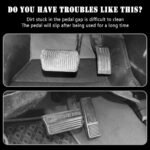 ⁦Kit de Couvre-Pédales Antidérapants pour Voiture – مجموعة أغطية دواسات السيارة غير القابلة للانزلاق⁩ - الصورة ⁦7⁩