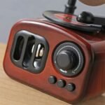 ⁦Boîte à musique rétro en bois, phonographe pour maison, Table classique⁩ - الصورة ⁦10⁩