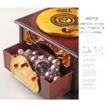 ⁦Phonographe trompette dorée et boîte à Bijoux Décorative – صندوق موسيقي⁩ - الصورة ⁦4⁩