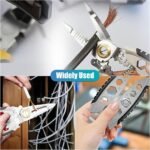 ⁦Pince à Dénuder Multifonction de 17,8 cm 9-en-1 Outil à Dénudage Pour Électriciens Professionnel⁩ - الصورة ⁦5⁩