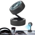 ⁦Ventilateur Pliable et Portable Forme Roue Silencieux avec 3 Vitesse – مروحة محمولة⁩ - الصورة ⁦2⁩
