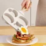 ⁦Poêle à frire épaissie Poêle à omelette antiadhésive pour œufs, crêpes, steak⁩ - الصورة ⁦3⁩