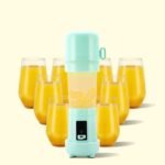 ⁦Blander Jus Portable et Pliable en Silicone avec 6 Lames 500ml⁩ - الصورة ⁦5⁩