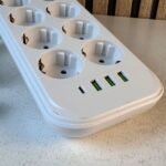 ⁦Rallonge Multiprise 10 Prises et 4 Ports USB Haute Puissance 3250W – مقبس طاقة متعدد المنافذ⁩ - الصورة ⁦4⁩