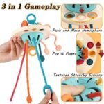 ⁦Jouets sensoriels de dentition pour bébé, activités d’apprentissage pour les tout-petits⁩ - الصورة ⁦3⁩
