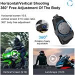 ⁦Oreillette Bluetooth pour Casque Moto avec Camera Full HD App Control – سماعات سائقي دراجة النارية مع كاميرة مدمجة⁩ - الصورة ⁦6⁩