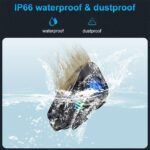 ⁦Oreillette Bluetooth pour Casque Moto avec Camera Full HD App Control – سماعات سائقي دراجة النارية مع كاميرة مدمجة⁩ - الصورة ⁦5⁩