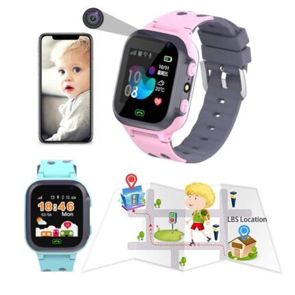 Montre intelligente pour enfants avec fonction d’appel d’urgence SOS et camera – ساعة ذكية للأطفال