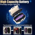 ⁦Lampe frontale LED COB à induction Rechargeable par USB 5 Modes – مصباح رأس قابل للشحن⁩ - الصورة ⁦2⁩