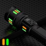 ⁦Lampe de Poche LED à Zoom Télescopique avec Bandes Fluorescentes - مصباح يدوي مع زووم تلسكوبي⁩ - الصورة ⁦7⁩