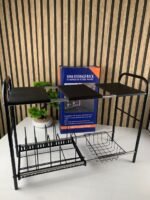 ⁦Organisateur Sous Évier Extensible de Cuisine 2 Niveaux Réglable – منظم أغراض في المطبخ⁩ - الصورة ⁦7⁩