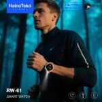 ⁦Smartwatch Haino Teko RW-61 avec écran AMOLED lampe de poche intégrée et 3 paires – ساعة ذكية أصلية⁩ - الصورة ⁦2⁩