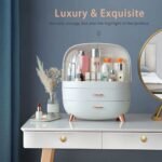 ⁦Boîte de rangement de maquillage, présentoir de rangement de cosmétiques avec tiroir⁩ - الصورة ⁦2⁩
