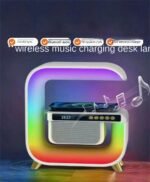 ⁦Réveil intelligente RGB type Big G Wireless Charger / Speaker Bluetooth 5.0 - منبه ذكي و شاحن لاسلكي ومكبر صوت بلوتوث XM-G3⁩ - الصورة ⁦4⁩