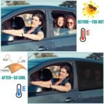 ⁦Rideaux Pare-soleil Latéral pour Voiture 2Pcs – ستر واقي للشمس⁩ - الصورة ⁦5⁩