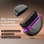 ⁦Mini Brosse à lisser électrique sans fil avec 3 réglages de chaleur – مشط حراري حجم صغير ومحمول⁩ - الصورة ⁦4⁩