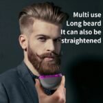 ⁦Mini Brosse à lisser électrique sans fil avec 3 réglages de chaleur – مشط حراري حجم صغير ومحمول⁩ - الصورة ⁦5⁩