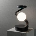 ⁦Lampe de Chevet en Spirale Design Moderne Lumière RGB – مصباح لاسلكي بأضواء متغيرة⁩ - الصورة ⁦4⁩