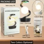 ⁦Lampe de Chevet en Spirale Design Moderne Lumière RGB – مصباح لاسلكي بأضواء متغيرة⁩ - الصورة ⁦6⁩