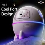 ⁦Humidificateur d'air électrique Spacecraft avec lumière LED⁩ - الصورة ⁦15⁩